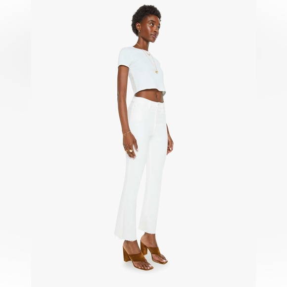 MOTHER Denim - MOTHER The Hustler Ankle Fray Fairest of Them All Size 28